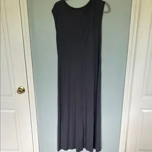 ANDREE BY UNIT | Dresses | Andree By Unit Black Sleeveless Plunge Maxi  Sundress | Poshmark